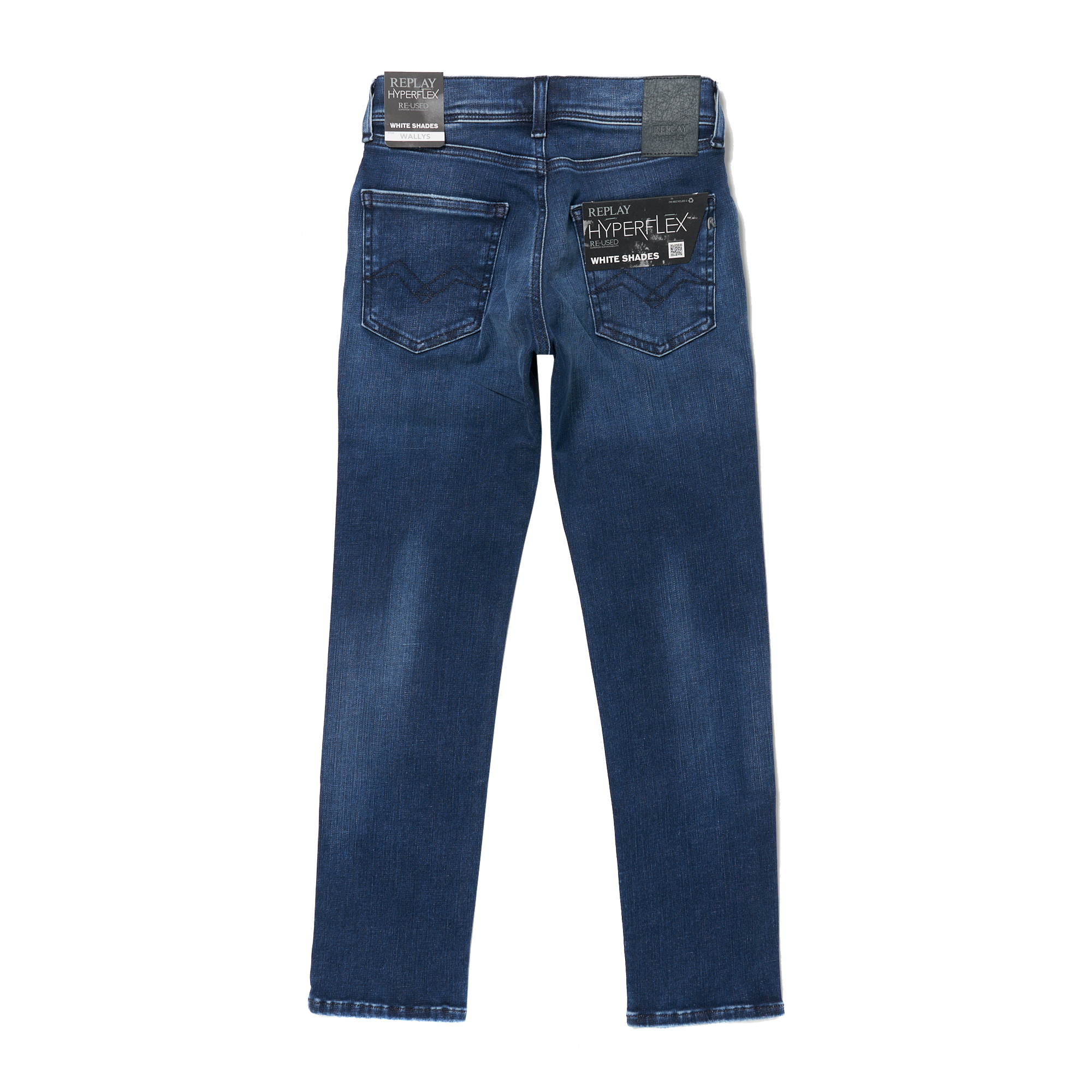BOY 10.75 OZ ハイパーレックスストレッチ デニムパンツ WALLYS 詳細画像 ブルーデニム 2